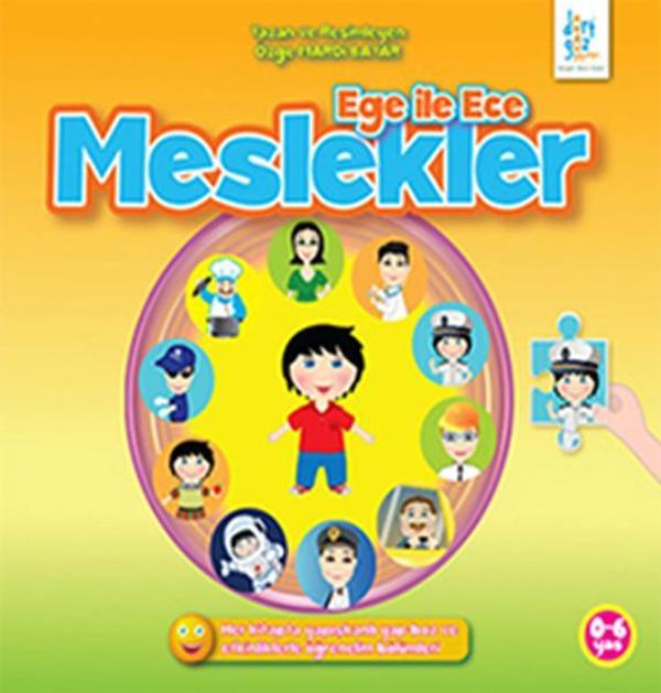 Ege İle Ece Meslekler - Dört Göz Yayınları - Image 1