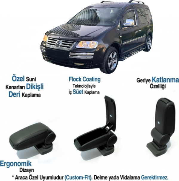  CADDY ARACA ÖZEL KOL DAYAMA VİDASIZ KOLÇAK 2003 2004 2005 2006 2007 2008 2009 2010 2011 2012 2013 2014 2015 KOLÇAK GMX - Image 1