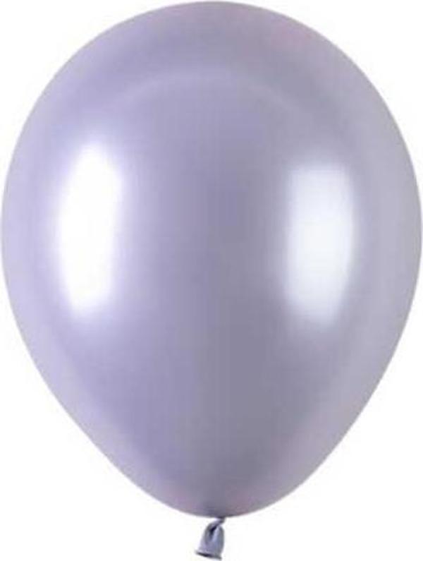 BALON RUSTİK DÜZ 12 İNC ÇAKILTAŞI (AÇIK GÜMÜŞ) 50 ADET - Image 1
