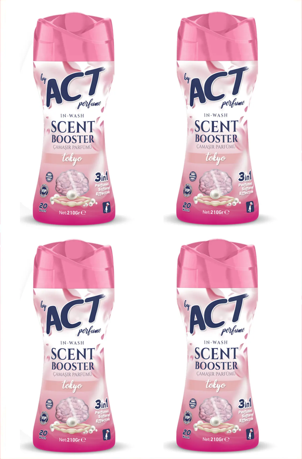 Act Çamaşır Parfümü Tokyo 210 gr x 4 Adet - Image 1