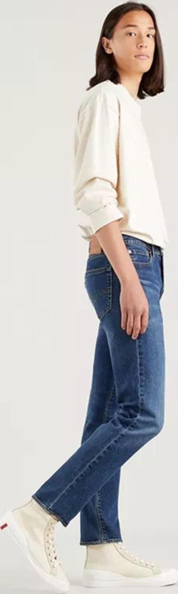 511 Pamuklu Normal Bel Slim Fit Düz Paça Jeans Erkek Kot Pantolon - Image 1