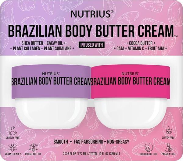 Nutrius Brazilian Body Butter Vücut Kremi Seti 2 Parça - Image 1