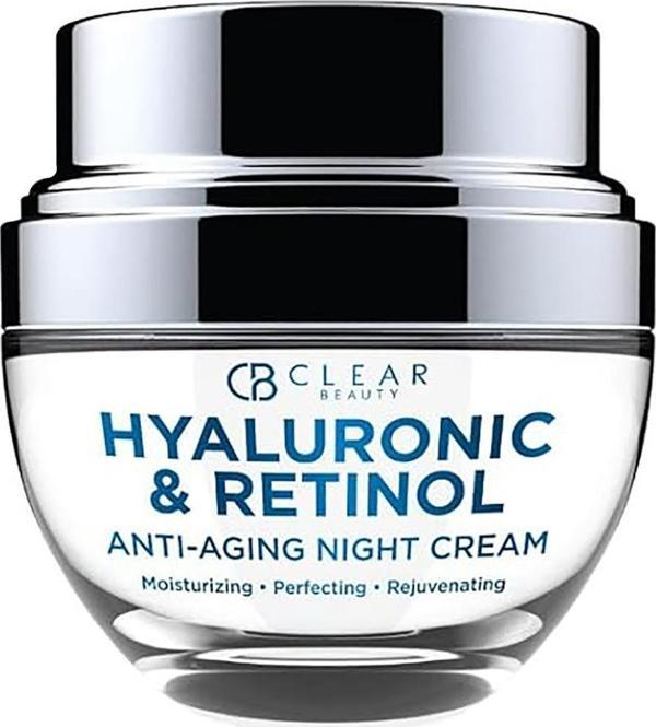 Clear Beauty Hyaluronic & Retinol Gece Kremi 50ML - Image 1