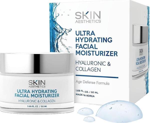 Skin Aesthetics Hyaluronic & Collagen Nemlendirici Yüz Kremi 50ML - Image 1