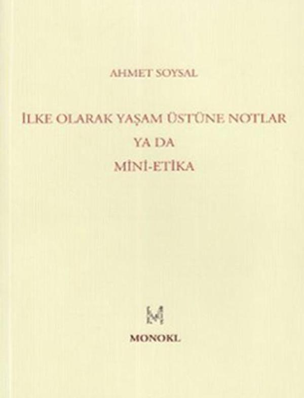 İlke Olarak Yaşam Üstüne Notlar - Monokl - Image 1