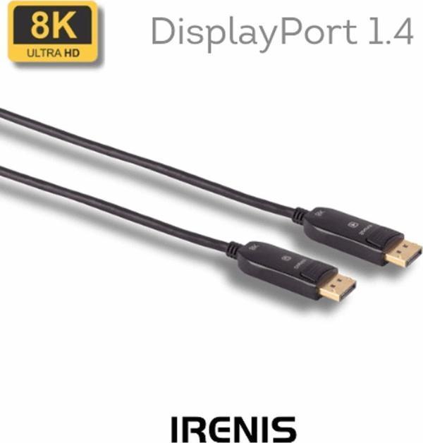 IRENIS Optik Displayport Kablosu, 8K, 15 mt - Image 1