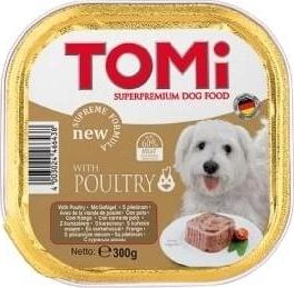 Tomi Köpek Kümes Hayvanlı Yaş Mama 300gr (pate) - Image 1