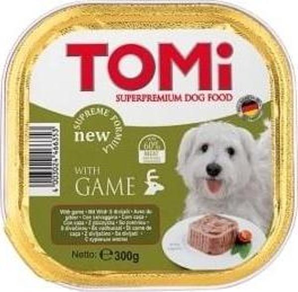 Tomi Köpek Yaban Hayvanlı Yaş Mama 300gr (pate) - Image 1