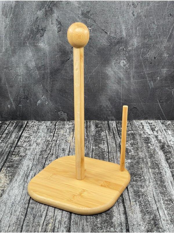 Bambu Kağıt Havluluk Düzenleyici Banyo Peçetelik - Image 1