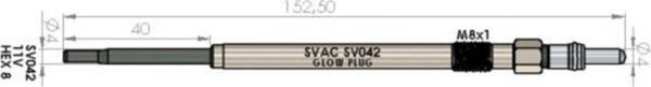 Isıtma Bujisi Sv042 Ducato 2.3 Jtd Xenon 2.2d - Image 1