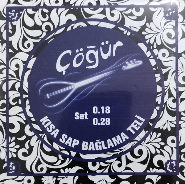 Çöğür Cgr18 Kısa Sap Saz Teli 0.18 Takım Bağlama Teli - Image 1