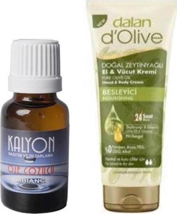 Kalyon Oje Çözücü + Dalan Tüp Krem 20 Ml - Image 1