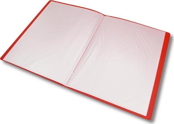 Ofica Katalog (Sunum) Katolog Dosyası 10 Yaprak Kırmızı Fd-10 - Image 1