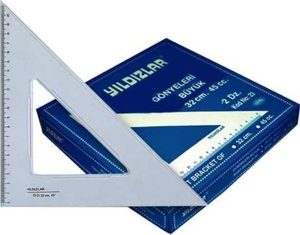 Beş Yıldızlar Gönye Büyük 32 Cm 45 Cc 023 - Image 1