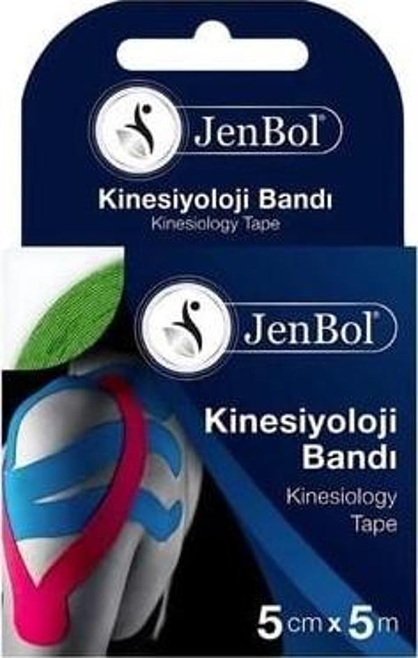 Jenbol Kinesiology Tape Ağrı Bandı 5 cm x 5 m - Yeşil - Image 1