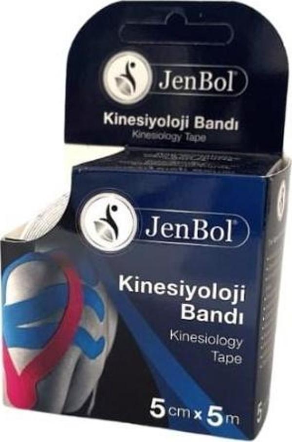 Jenbol Kinesiology Tape Ağrı Bandı 5 cm x 5 m - Beyaz - Image 1