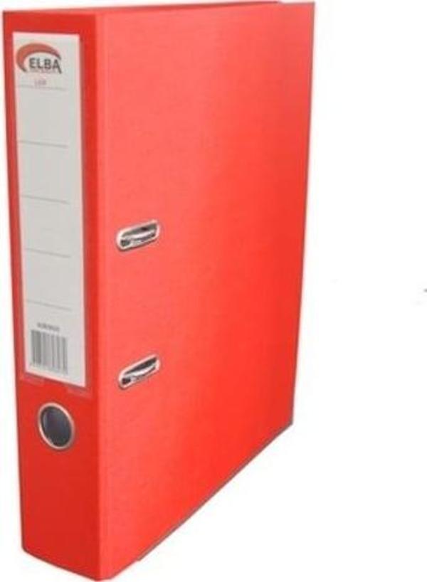 Elba Büro Klasör Dar Plastik Kırmızı (25 Li Paket) - Image 1