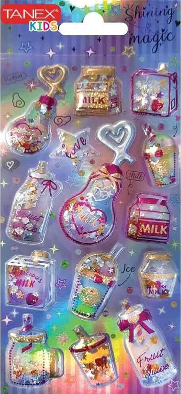 Tanex Parlak Simli-8 Serisi Etiketi Stickers Tnx-26058 - Image 1