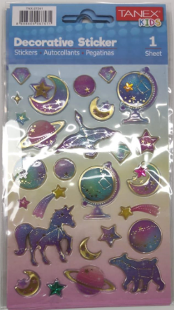 Tanex Puffy Astroloji Serisi Stickers Tnx-27241 - Image 1