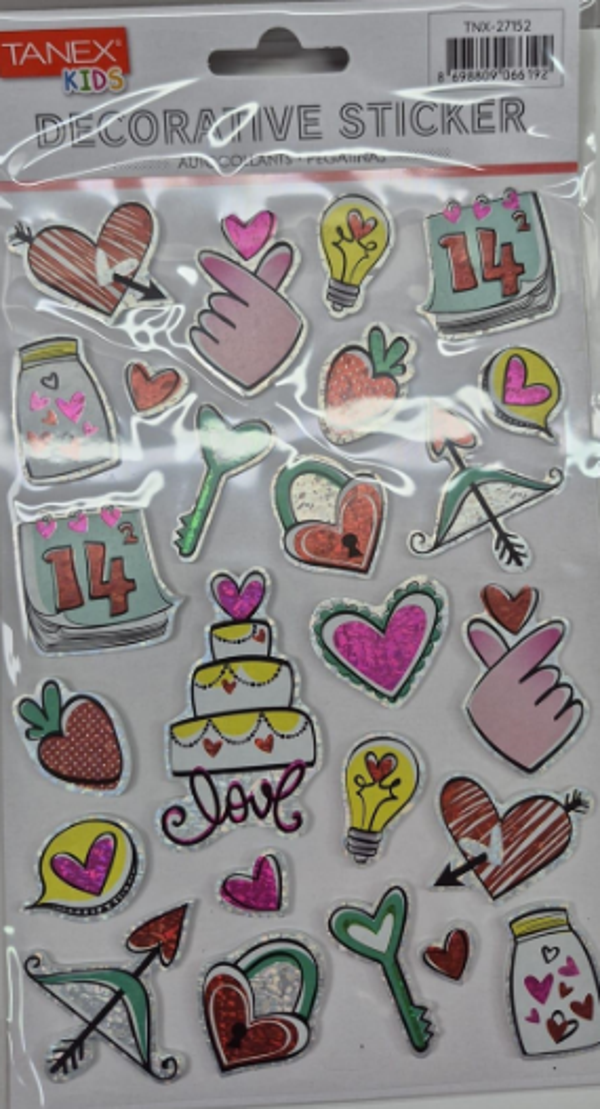 Tanex Puffy Eva Serisi Stickers Tnx-27152 - Image 1