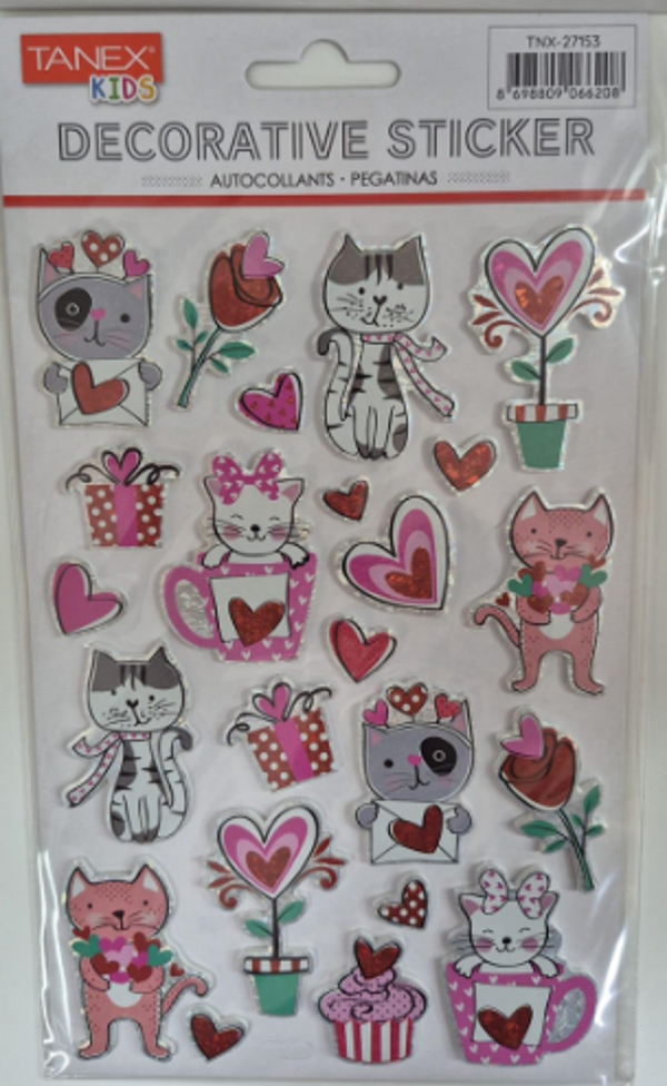 Tanex Puffy Eva Serisi Stickers Tnx-27153 - Image 1