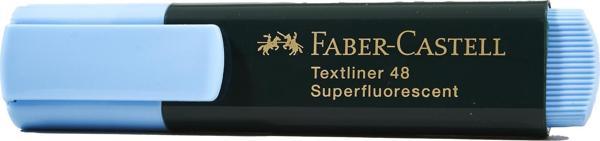 Faber-Castell Fosforlu Kalem Mavi 15 48 51 (10 Lu Paket) - Image 1