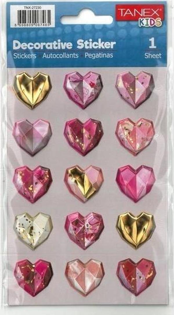 Tanex Puffy Kalpler Serisi Stickers Tnx-27230 - Image 1