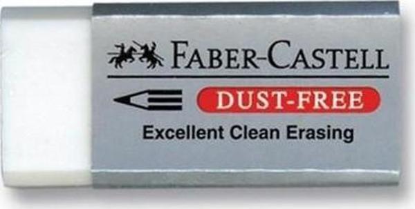 Faber-Castell Öğrenci Silgisi Dust Free Beyaz 18 71 30 (30 Lu Paket) - Image 1