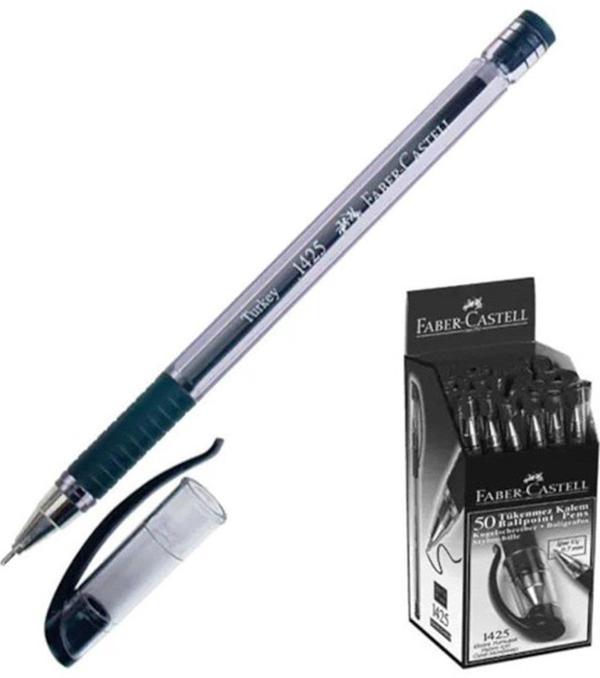 Faber-Castell Tükenmez Kalem İğne Uç Siyah 1425 (50 Li Paket) - Image 1