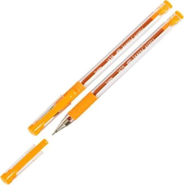 Faber-Castell Tükenmez Kalem İğne Uç Turuncu 1425 (10 Lu Paket) - Image 1