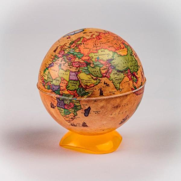 Gürbüz Kalemtıraş Antik Küre 10 Cm Globe Mini - Image 1
