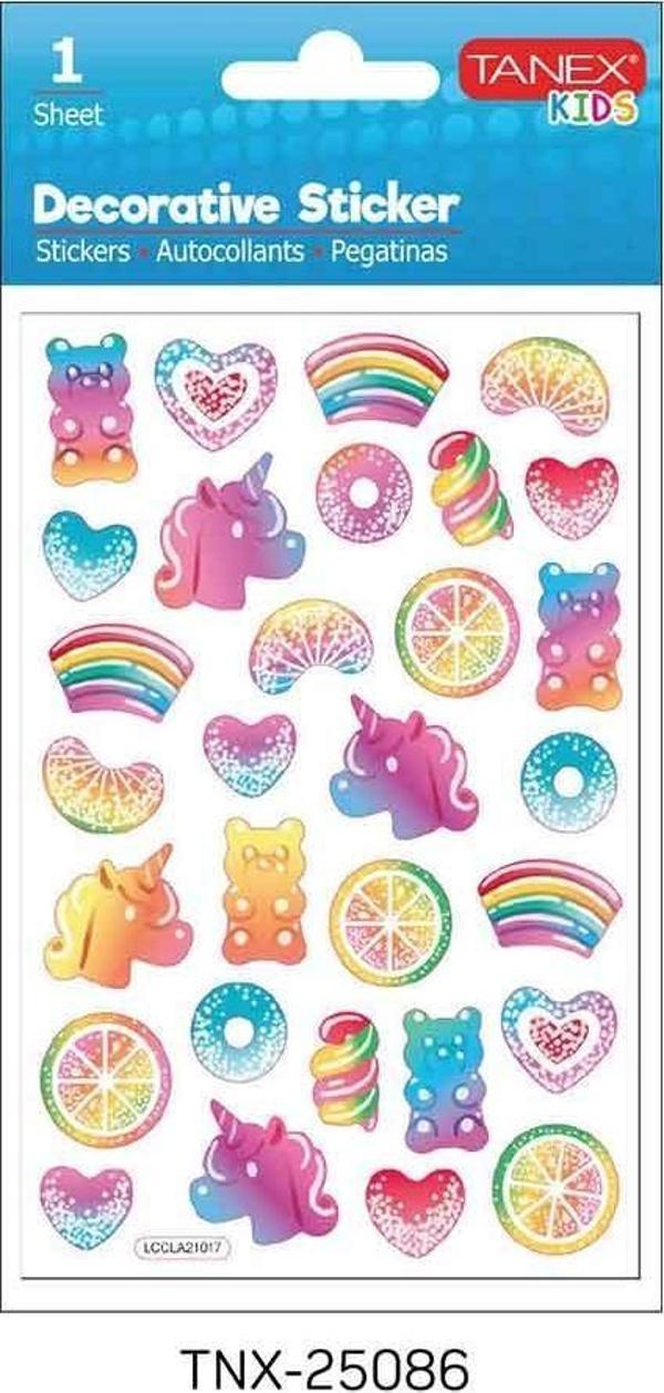 Tanex Unicorn Serisi Etiketi Stickers Tnx-25086 - Image 1