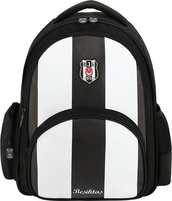 Me Çanta Okul Sırt Çantası Beşiktaş Çubuklu Suni Deri 25356 - Image 1