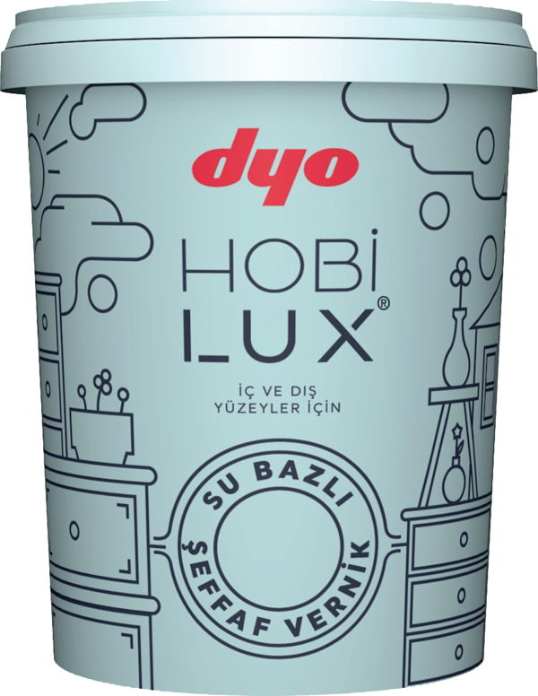 DYO HOBİLUX ŞEFFAF VERNİK İPEK MAT 0.4 LT - Image 1