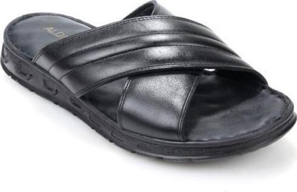 Papuçcity Aldmr 800 Ortopedik Erkek Masaj Tabanlı Hakiki Deri Terlik - Image 1