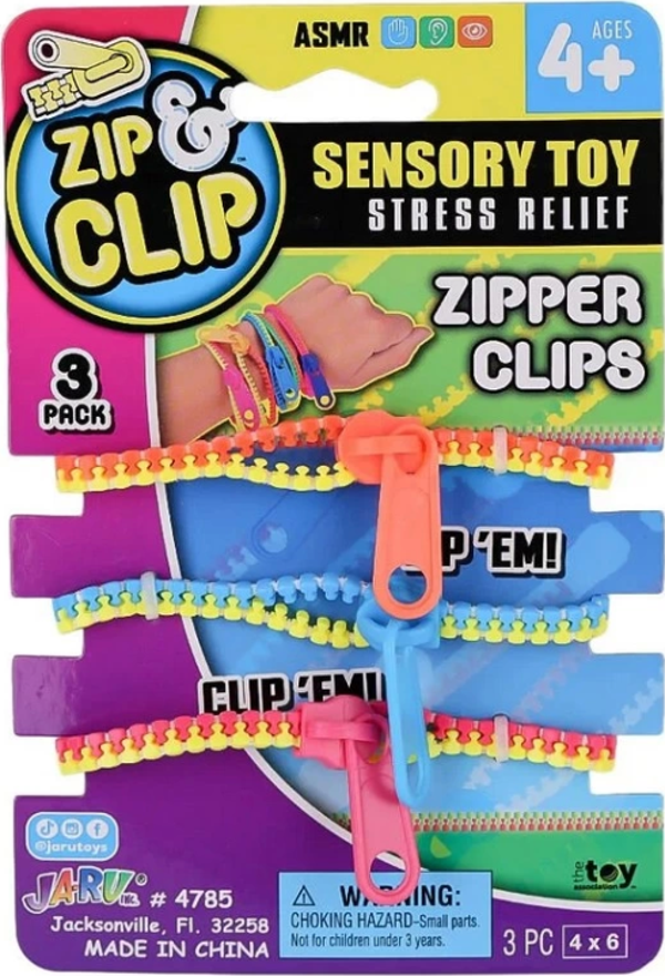 Nessi World Zıp Clip Zipper Clips 3lü - Image 1