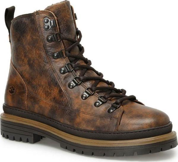 LUMBERJACK ESTEVES 3PR KAHVE HAKİKİ DERİ COMFORT CASUAL ANATOMİK BOT - Image 1