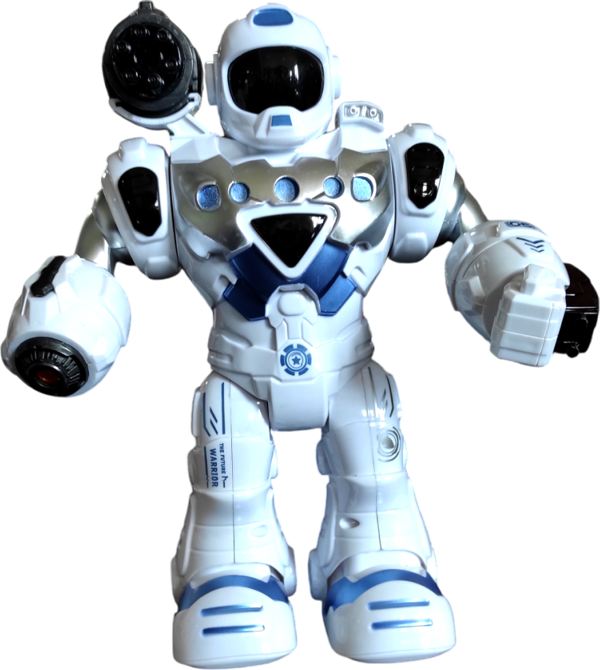 Limon Oyuncak Pilli Işıklı Ok Atan Robot 827-1 MAVİ - Image 1