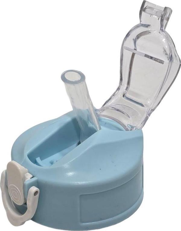 Otomatik Pipetli Su Matarası Yedek Kapağı 57mm Turkuaz - Image 1