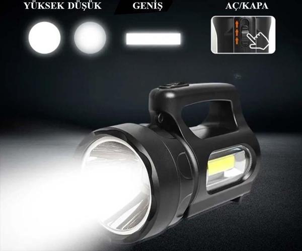 900 Lümen ULTRA GÜÇLÜ EL FENERİ WATTON WT-613 - Image 1
