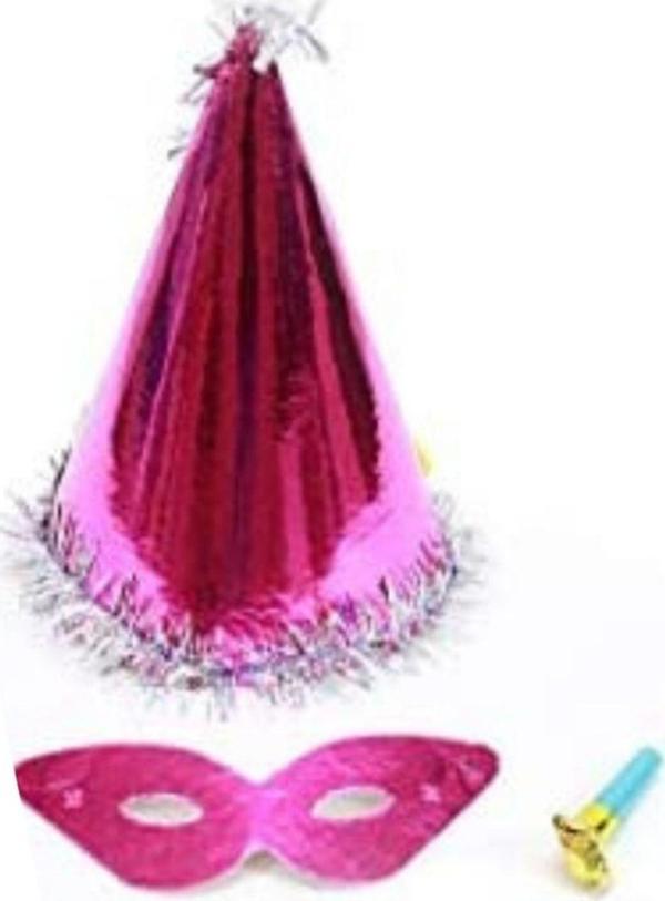 Yok Yok Ambalaj Katyon Şapka Set Pembe - Image 1