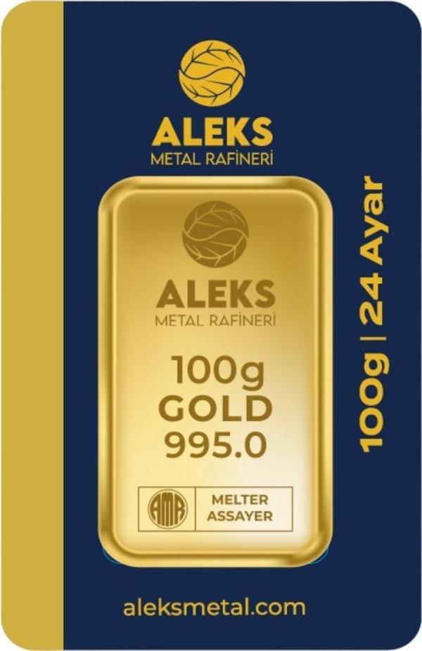 AgaKulche 100 gr 995 24 Ayar AMR Külçe Altın - Image 1