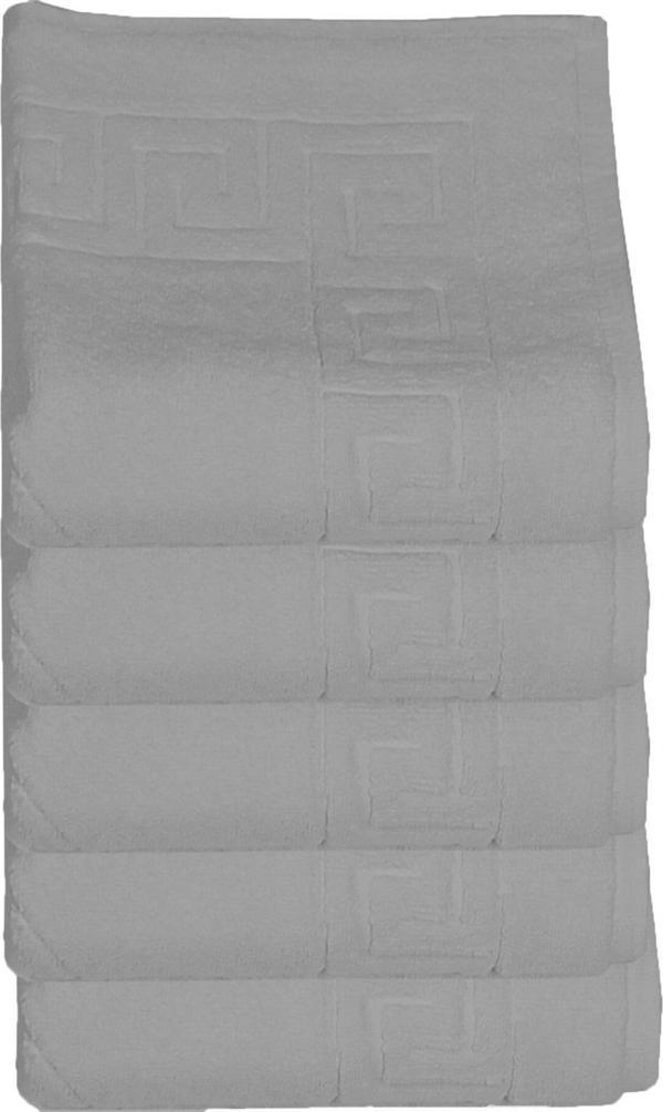 5 li Otel Ayak Havlusu Bukle Ayak İzli 50x70 Cm Renkli 16/2 Avs 250 Gr - Image 1