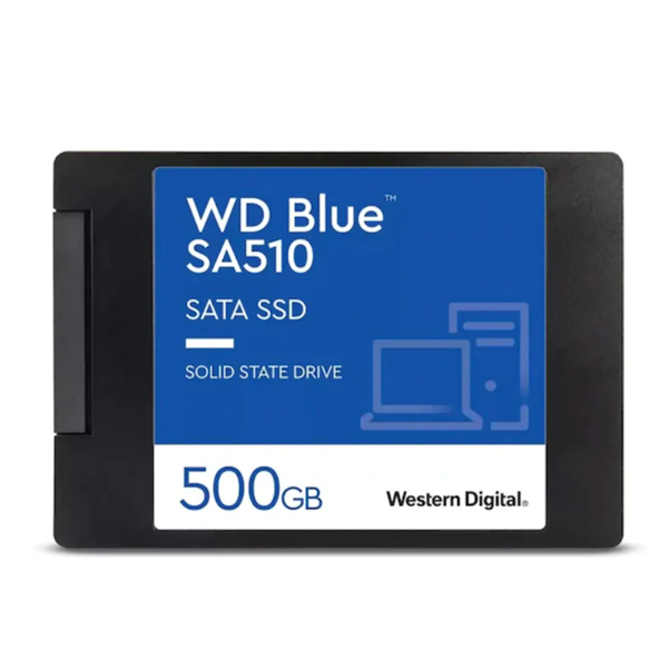 WD Blue SA510, WDS500G3B0A, 500GB, 560/510, 3D NAND, 2,5" SATA, SSD - Image 1