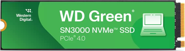 WD Green SN3000, WDS100T4G0E, 1TB, 5000/4200, Gen4, NVMe PCIe M.2 2280, SSD - Image 1