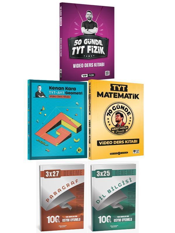 KR + Anla Kazan 2026 TYT Fizik Geometri Matematik Video Ders Kitabı + Anla Kazan Deneme 5 li Set - Anla Kazan Yayınları - Image 1