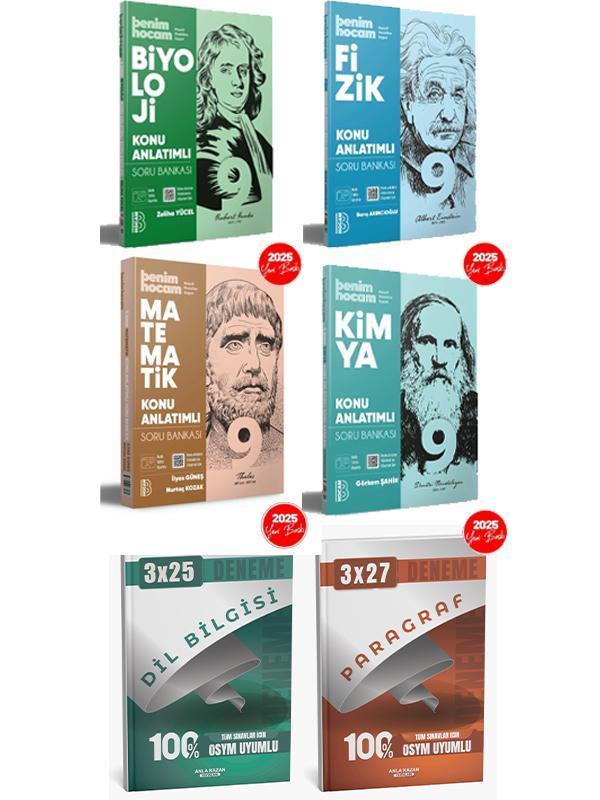 2025 9. Sınıf Sayısal Konu Anlatımlı Soru + Paragraf Dil Bilgisi Deneme Benim Hocam+AnlaKazan - Anla Kazan Yayınları - Image 1