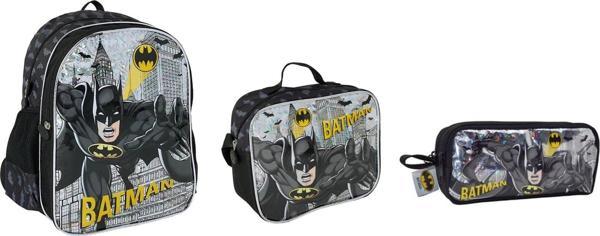 Wiggle Batman Anaokulu Çantası,Beslenme Çantası ve Kalem Kutusu - Image 1