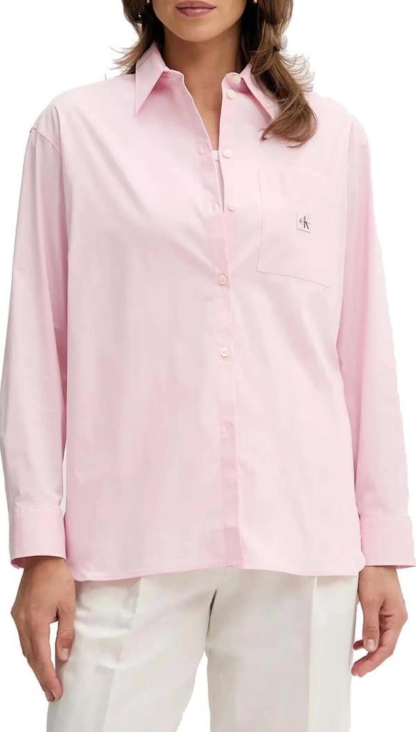 Calvin Klein POPLIN RELAXED SHIRT Kadın Pembe Gömlek LV047C143G-W0S - Image 1