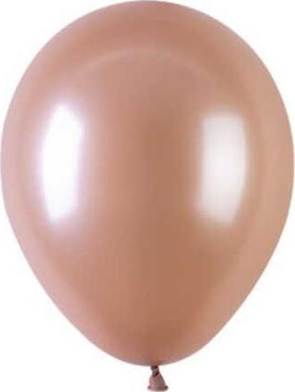 BALON RUSTİK DÜZ 12 İNC GÜN BATIMI (AÇIK ALTIN) 50 ADET - Image 1